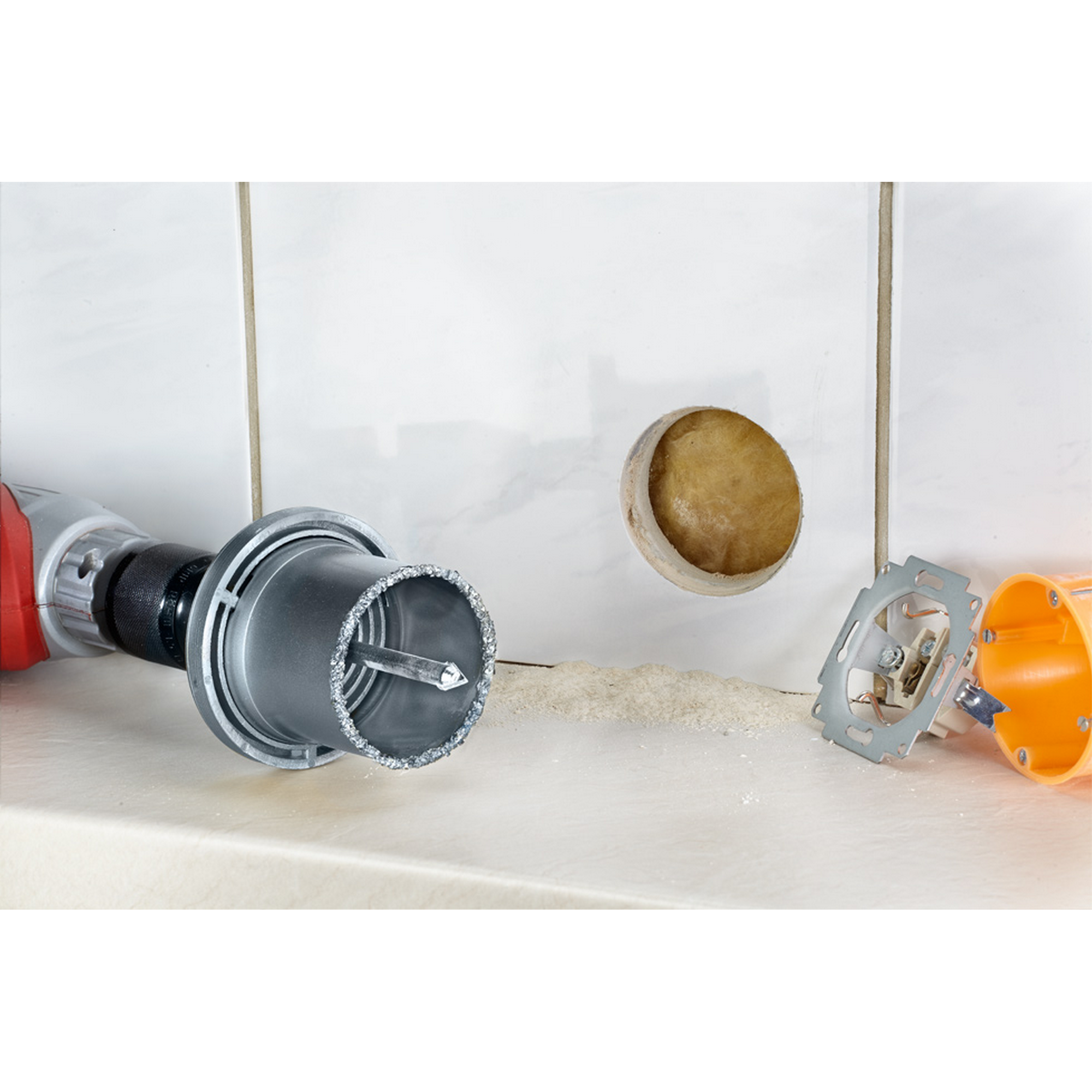 Mehrkranzlochsäge Ø 33-83 mm 6-teilig