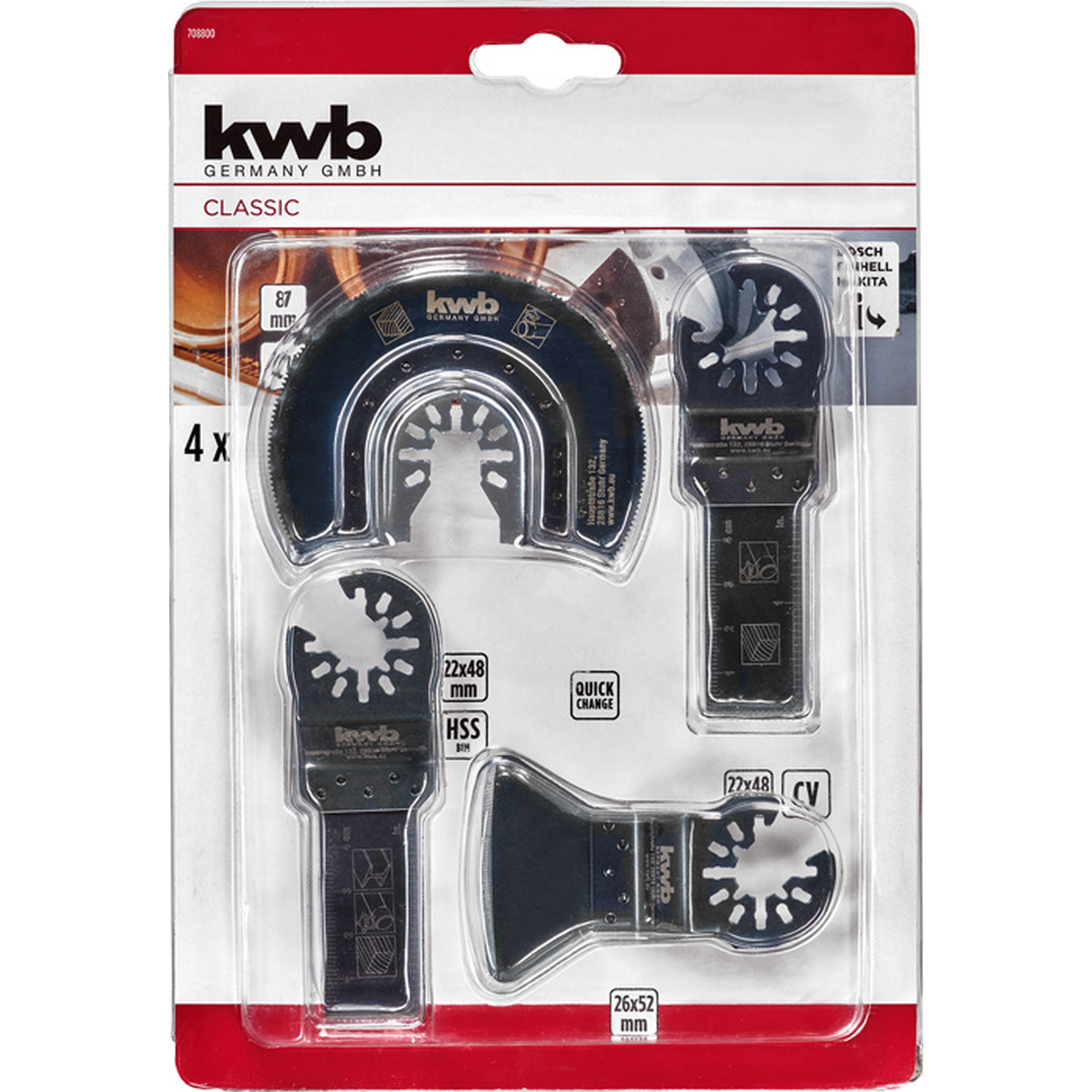 Multitool-Set 4-teilig