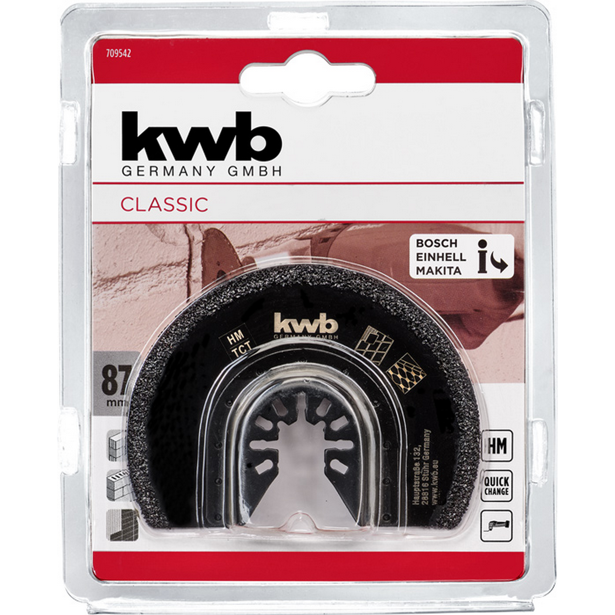 Sägeblatt HM halbrund Ø 85 mm