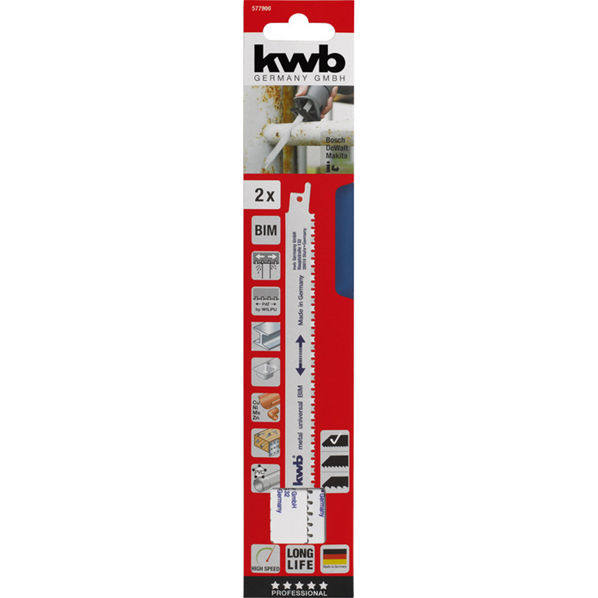 Säbelsägeblatt BIM fein 2 Stück