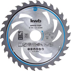 Kreissägeblatt Hartmetall TC 30 Zähne Ø 190 x 30 mm