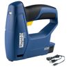 Blauer Akku-Tacker Rapid BTX10 mit Ladekabel