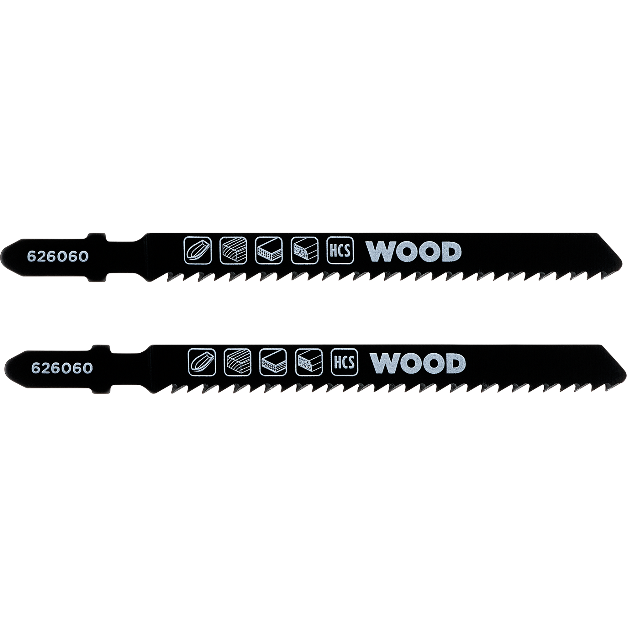 Stichsägeblätter HCS für Holz fein 2 Stück