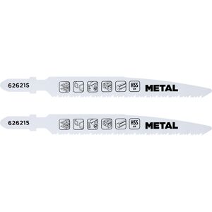 Stichsägeblätter 'Twin-Cut' HSS/BIM für Metall fein 2 Stück