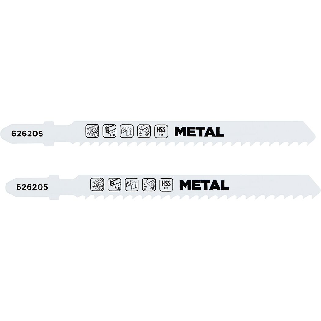 Stichsägeblätter HSS/BIM für Metall grob 2 Stück