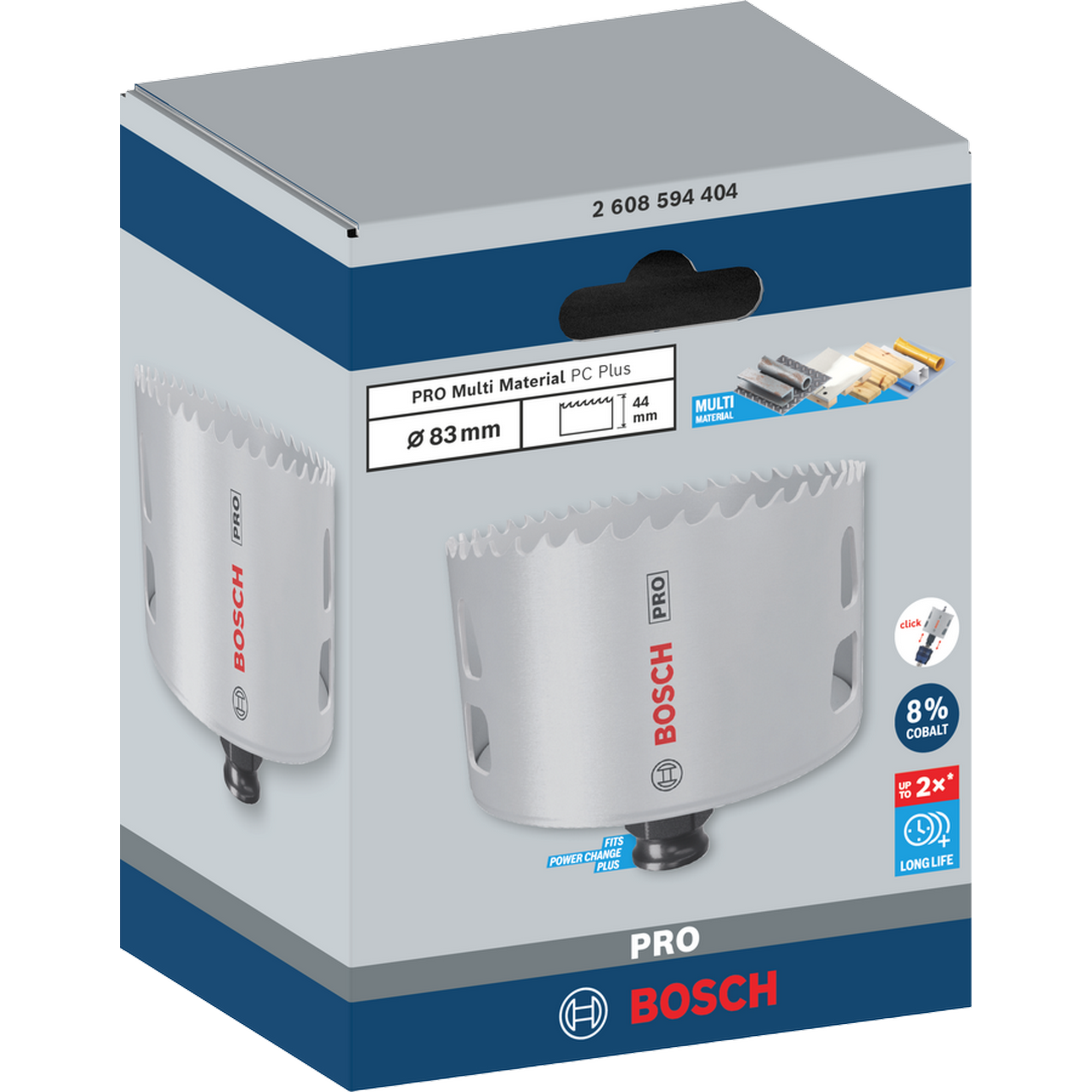 Lochsäge 'PRO Multi Material PC Plus' Ø 83 mm