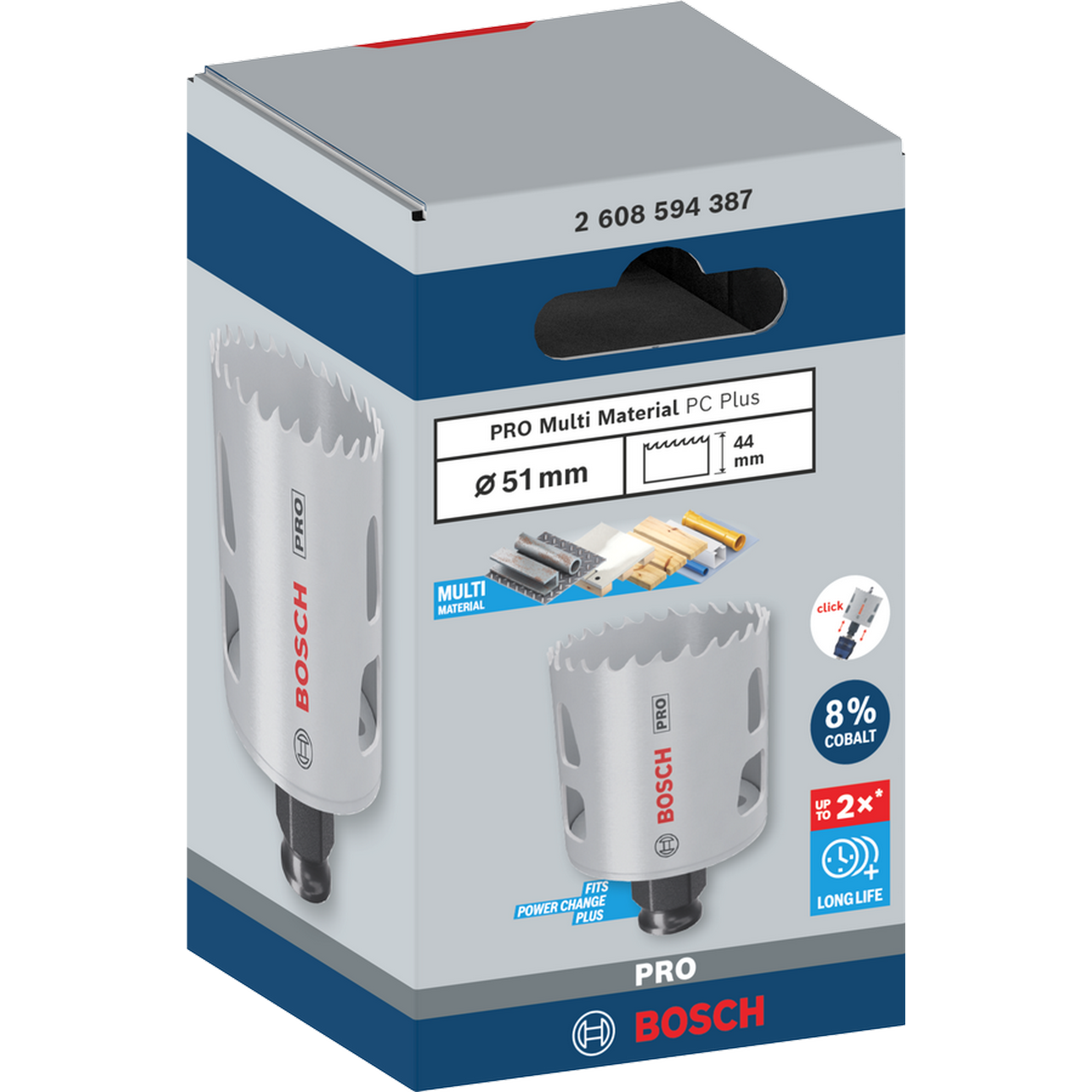 Lochsäge 'PRO Multi Material PC Plus' Ø 51 mm