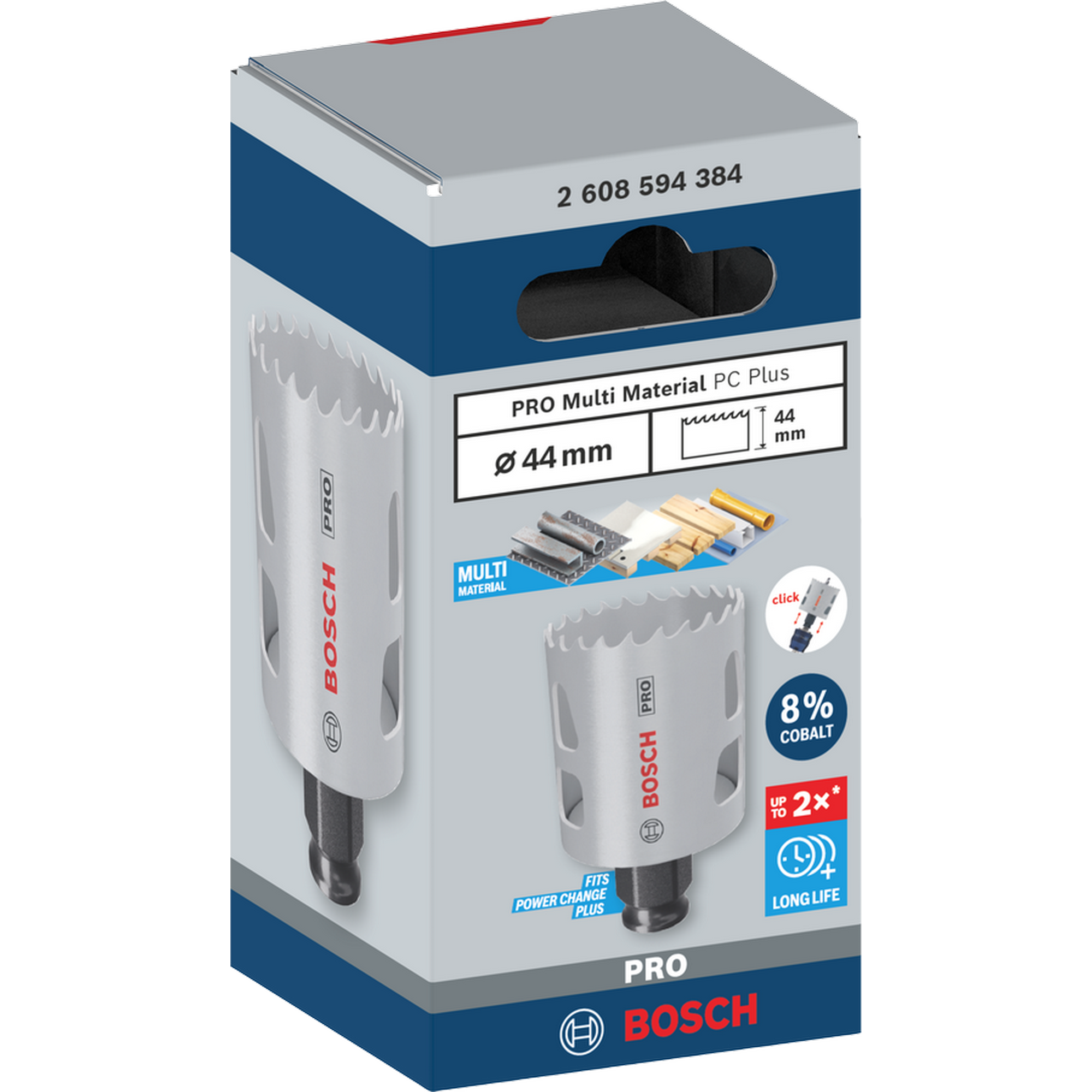 Lochsäge 'PRO Multi Material PC Plus' Ø 44 mm