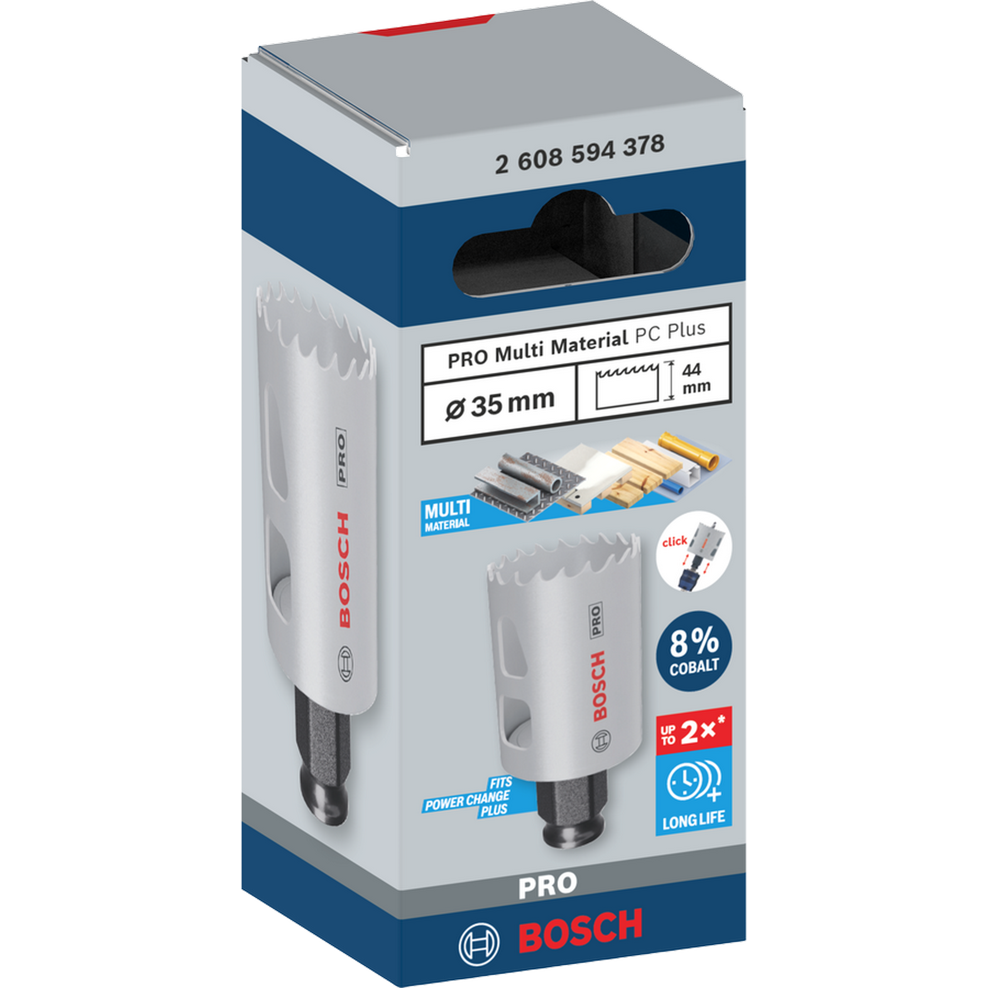 Lochsäge 'PRO Multi Material PC Plus' Ø 35 mm