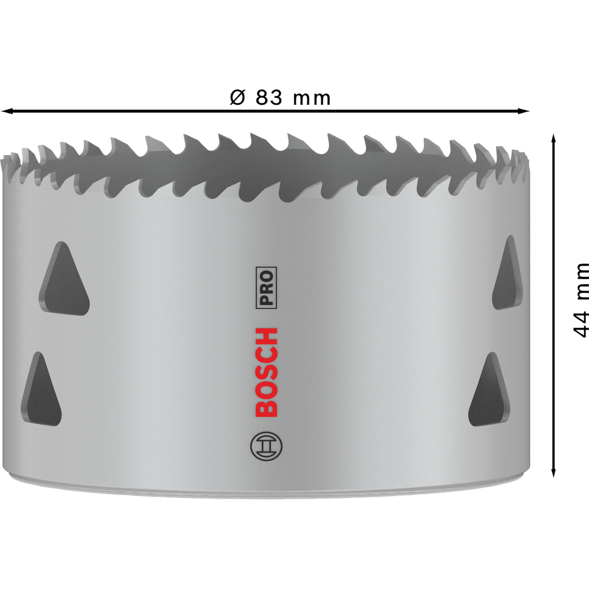 Lochsäge 'PRO Multi Material' Ø 83 mm mit Gewinde