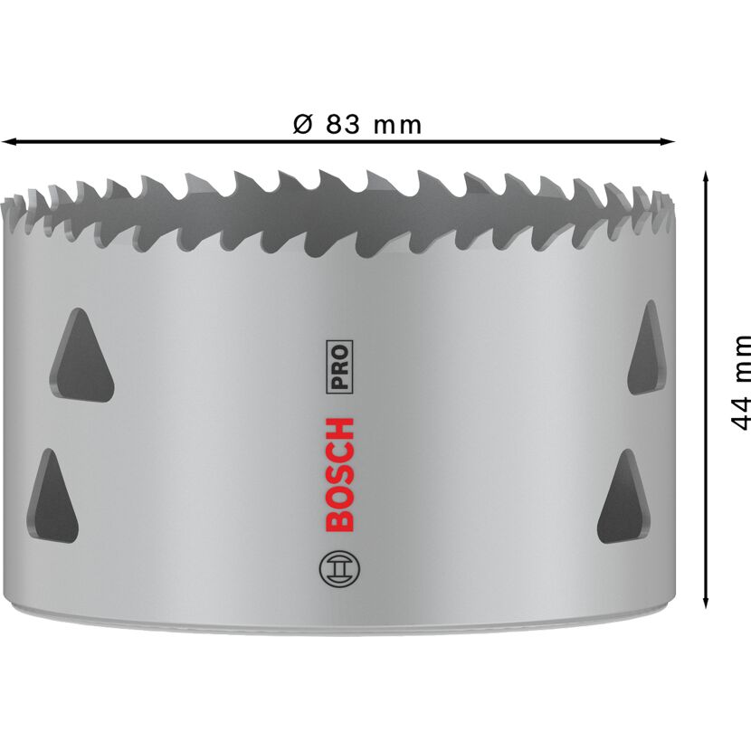 Lochsäge 'PRO Multi Material' Ø 83 mm mit Gewinde