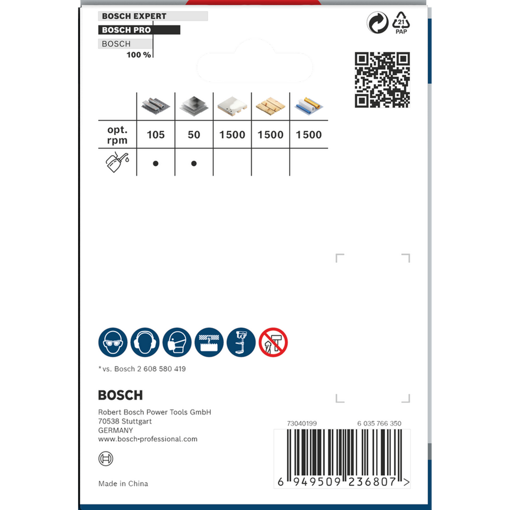 Lochsäge 'PRO Multi Material' Ø 83 mm mit Gewinde