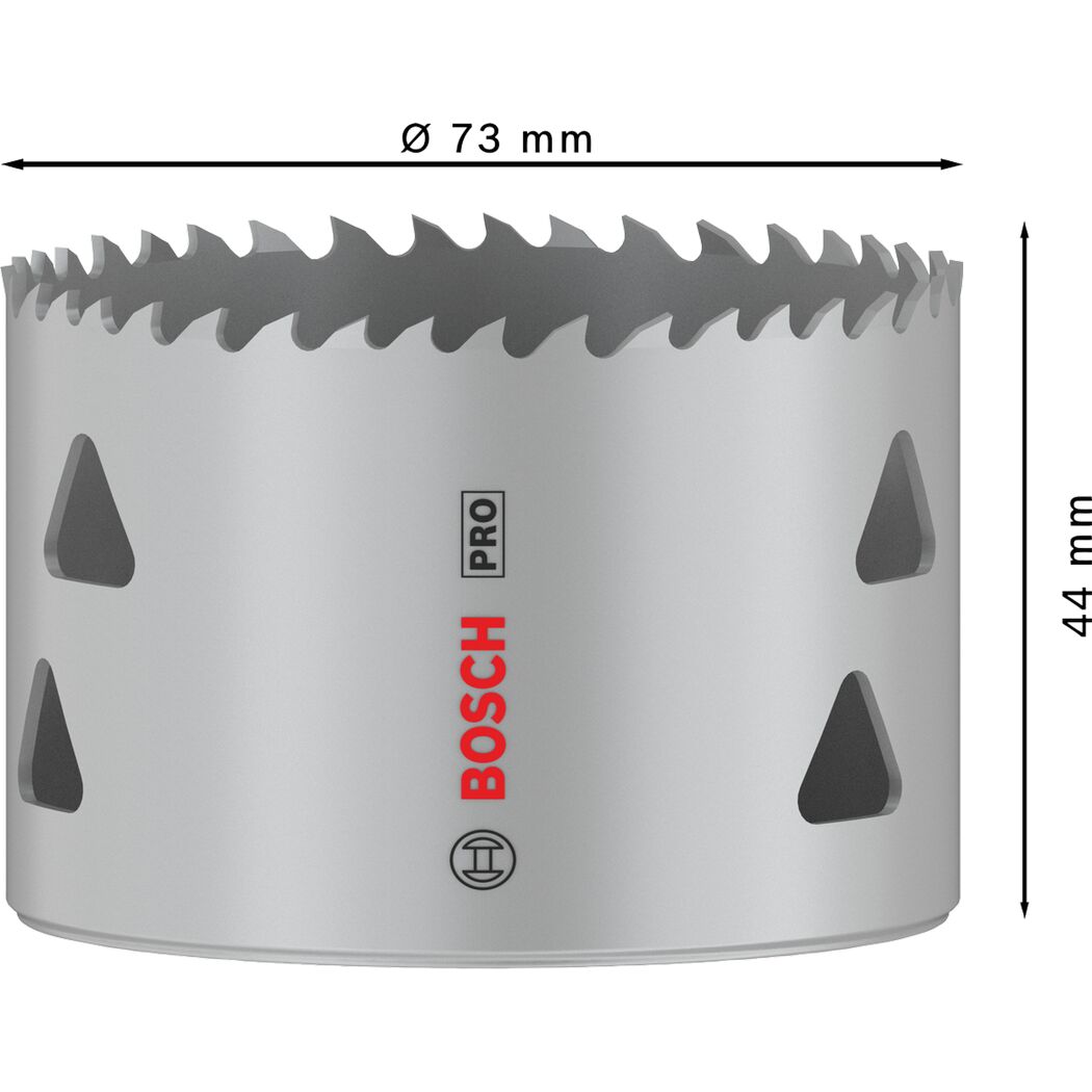Lochsäge 'PRO Multi Material' Ø 73 mm mit Gewinde