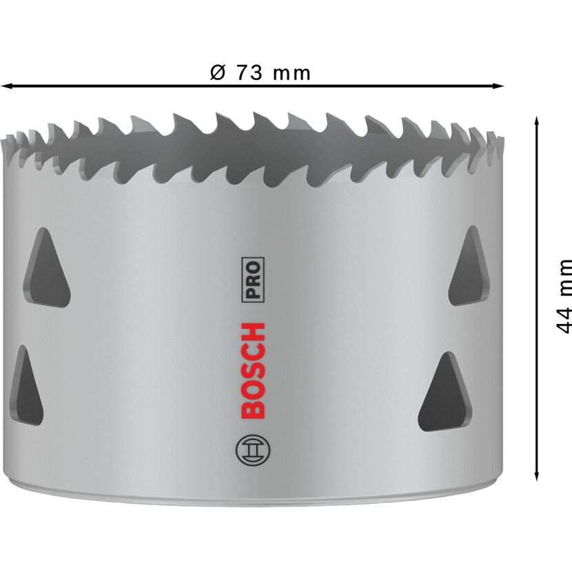 Lochsäge 'PRO Multi Material' Ø 73 mm mit Gewinde