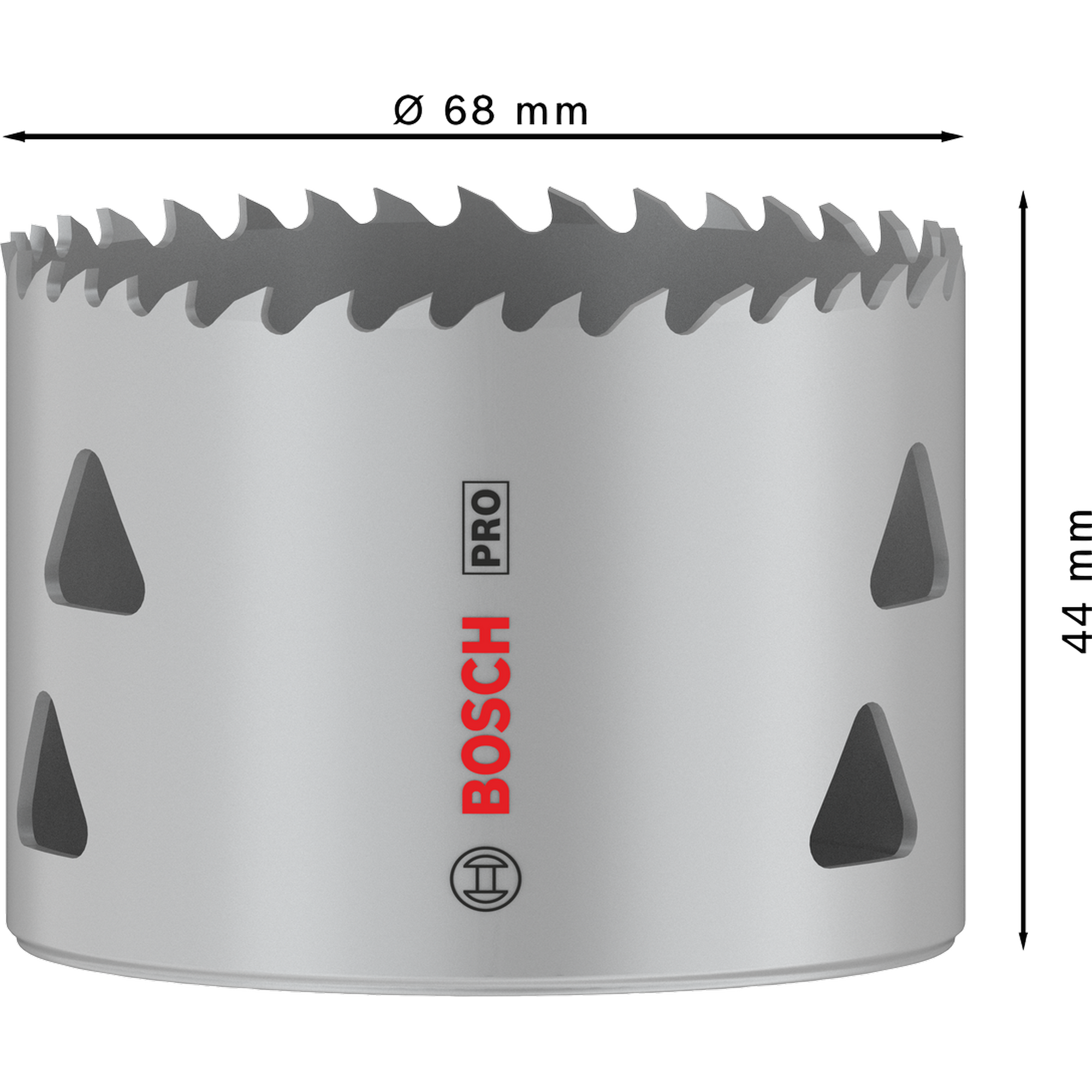 Lochsäge 'PRO Multi Material' Ø 68 mm mit Gewinde