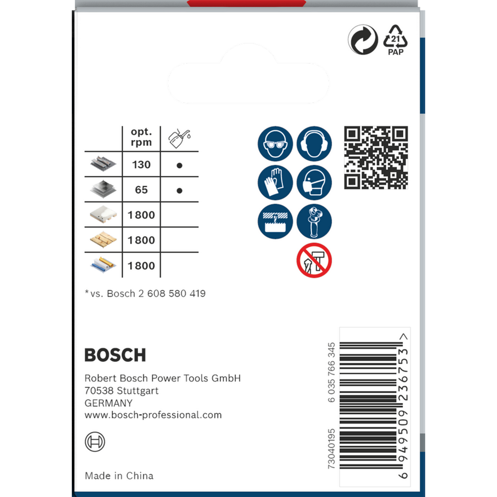 Lochsäge 'PRO Multi Material' Ø 68 mm mit Gewinde