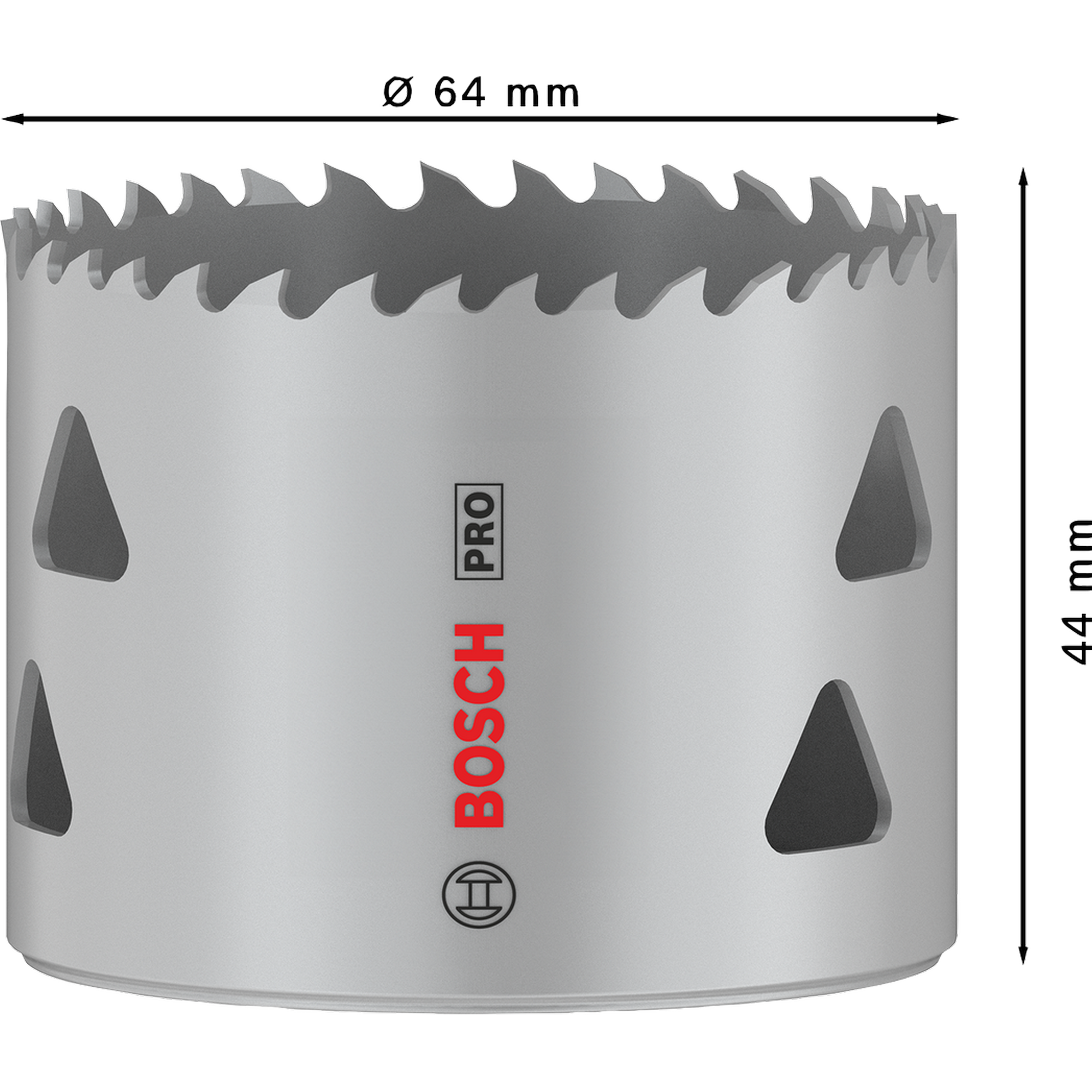 Lochsäge 'PRO Multi Material' Ø 64 mm mit Gewinde