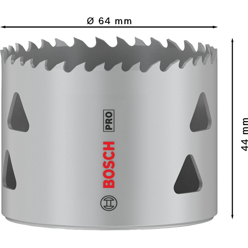 Lochsäge 'PRO Multi Material' Ø 64 mm mit Gewinde