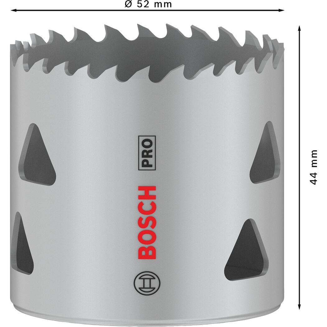 Lochsäge 'PRO Multi Material' Ø 52 mm mit Gewinde