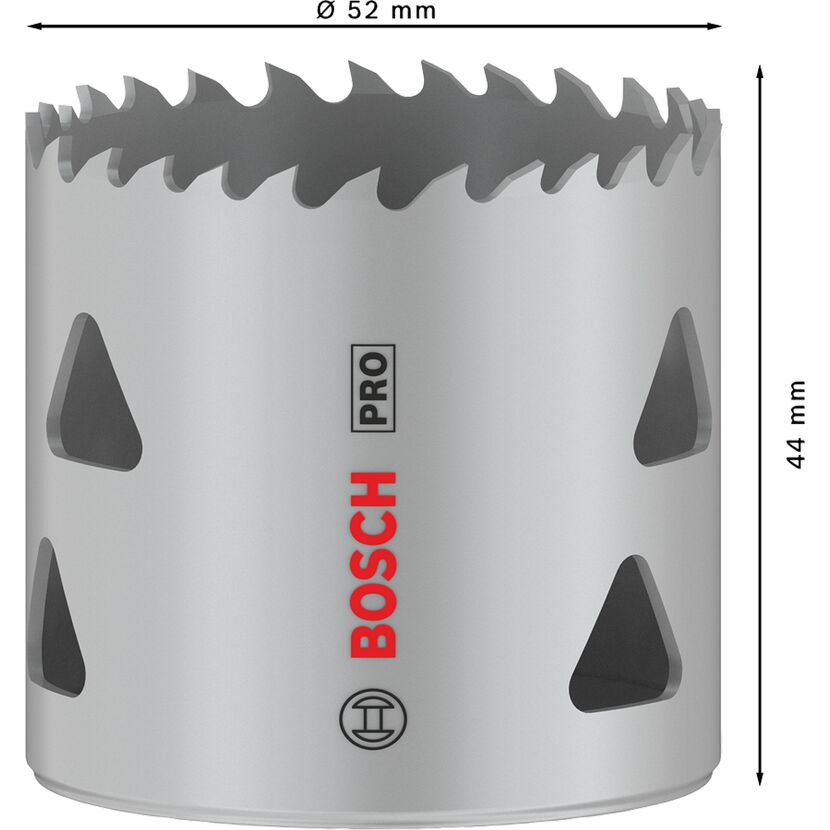 Lochsäge 'PRO Multi Material' Ø 52 mm mit Gewinde