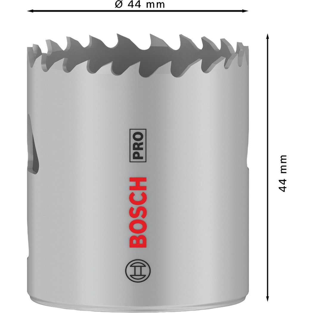 Lochsäge 'PRO Multi Material' Ø 44 mm mit Gewinde