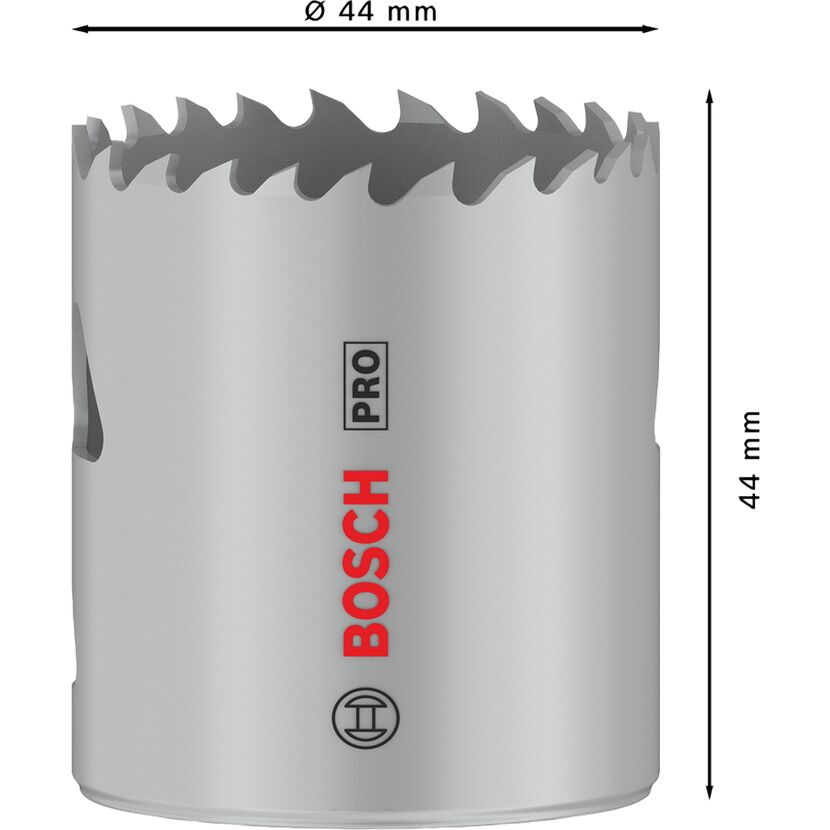 Lochsäge 'PRO Multi Material' Ø 44 mm mit Gewinde