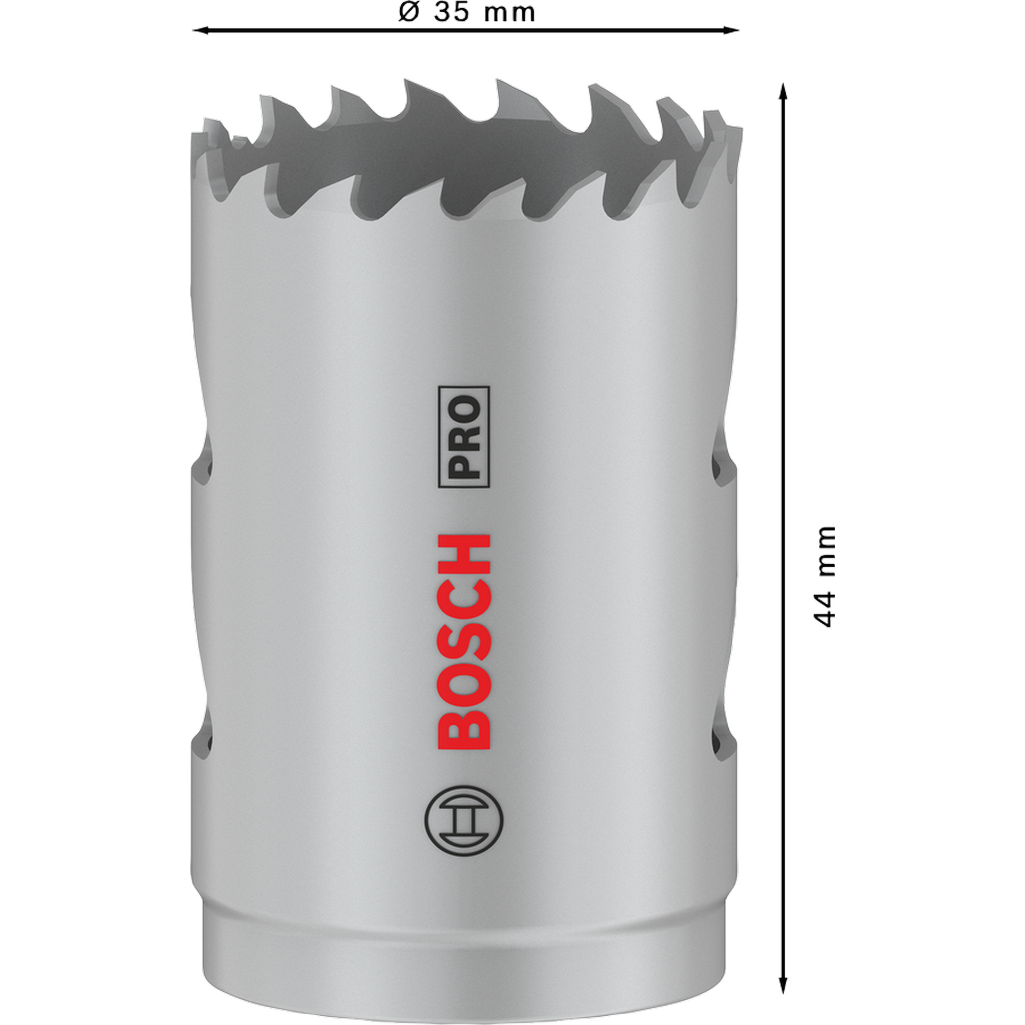 Lochsäge 'PRO Multi Material' Ø 35 mm mit Gewinde