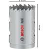 Lochsäge 'PRO Multi Material' Ø 35 mm mit Gewinde
