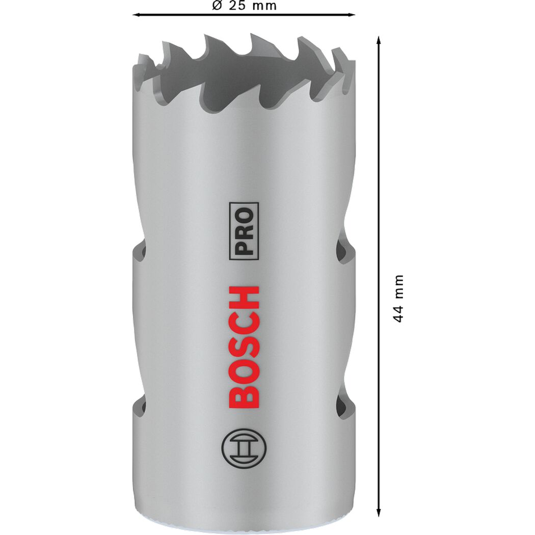 Lochsäge 'PRO Multi Material' Ø 25 mm mit Gewinde