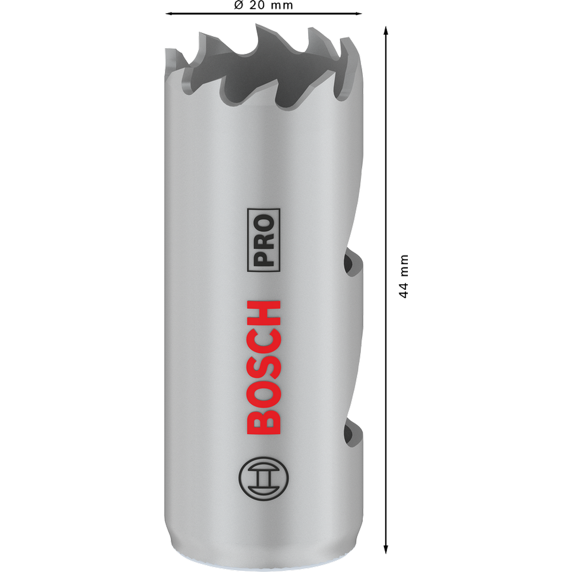 Lochsäge 'PRO Multi Material' Ø 20 mm mit Gewinde