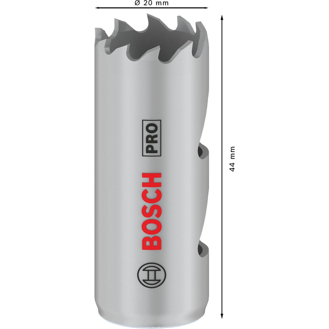 Lochsäge 'PRO Multi Material' Ø 20 mm mit Gewinde