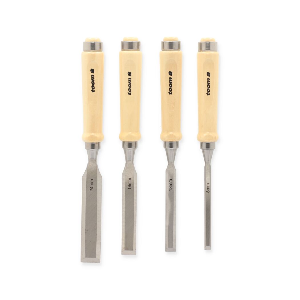 Stechbeitel-Set 8/13/18/24 mm 4-teilig