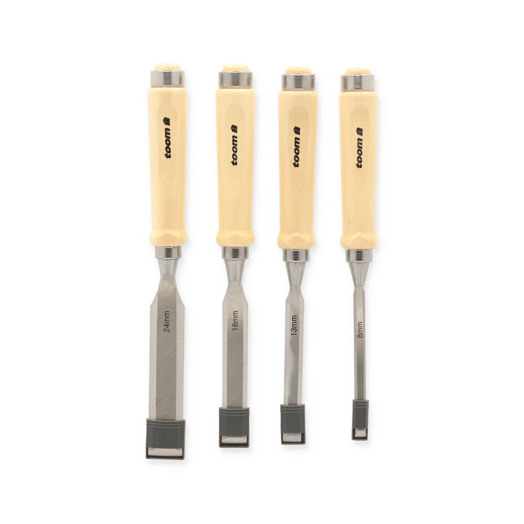 Stechbeitel-Set 8/13/18/24 mm 4-teilig
