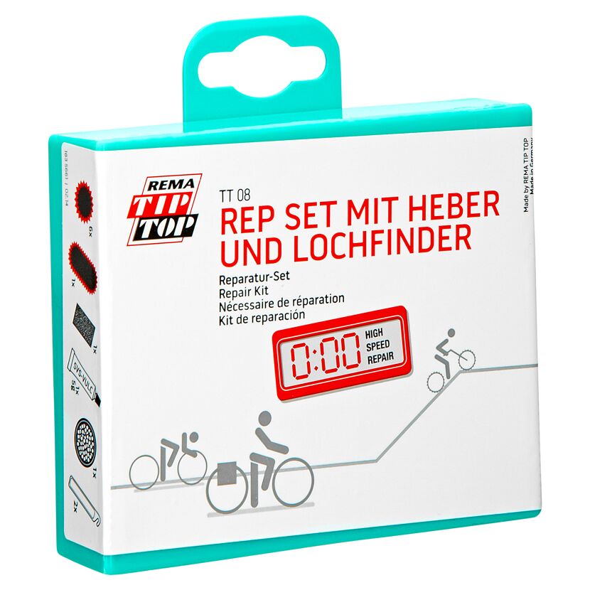 Tip Top Fahrradflickzeug mit Heber 12-teilig