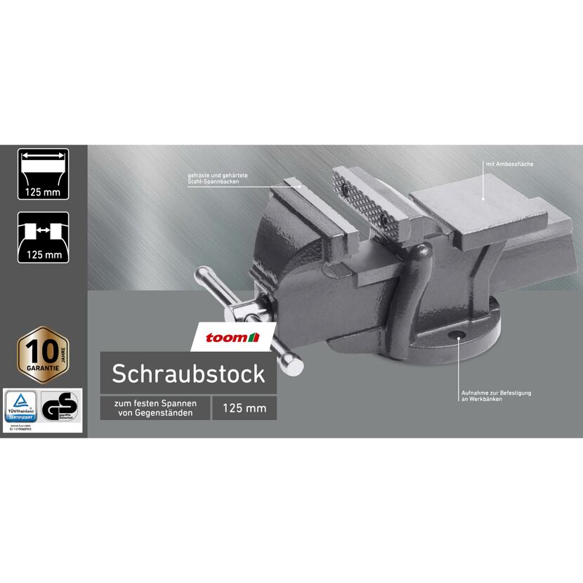 Schraubstock 125 mm