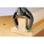 Wolfcraft Einhandzwinge beim Fixieren von Holz