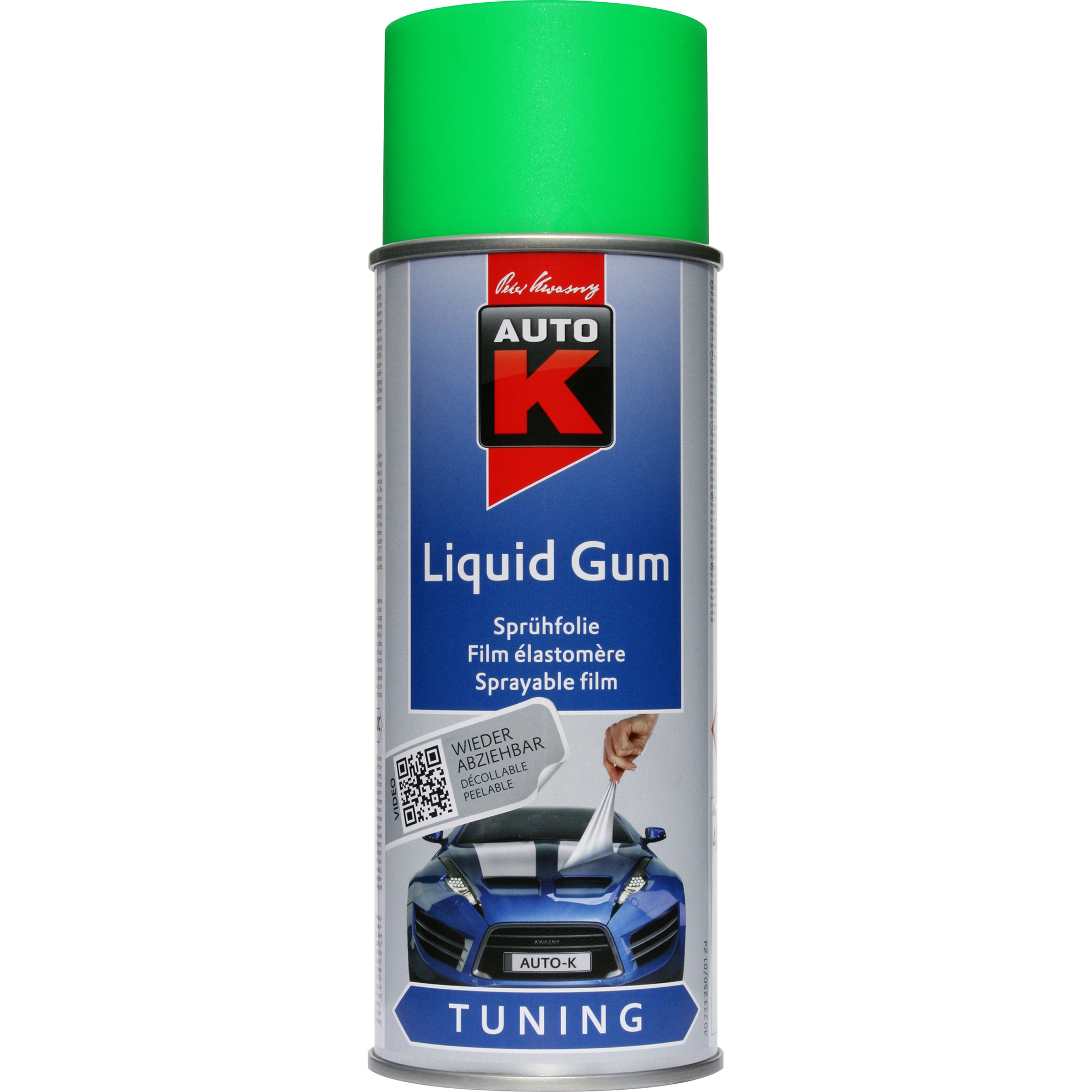 Sprühfolie Liquid Gum 'Auto-K' neongrün 400 ml + product picture