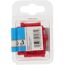 Rote Quetschverbinder in Verpackung