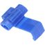 Blauer Kabelverbinder