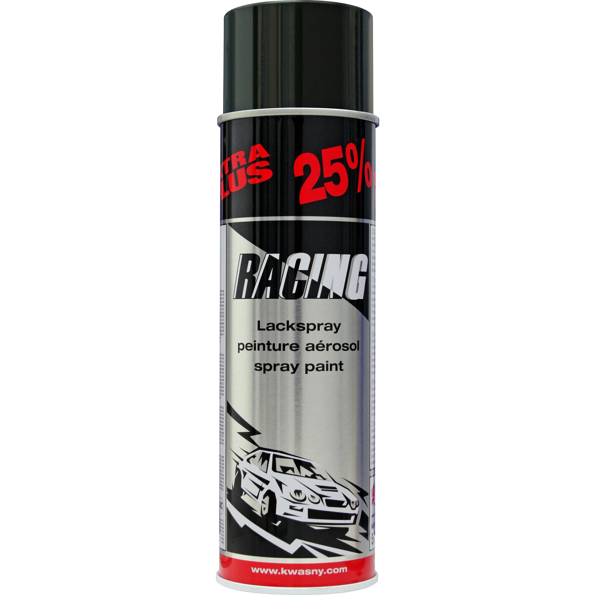 Schwarze Sprühdose Racing Lackspray