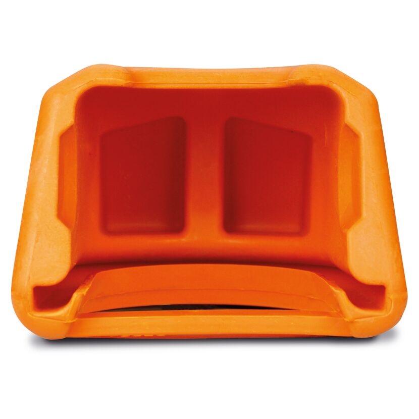 Oranger Prallschutz
