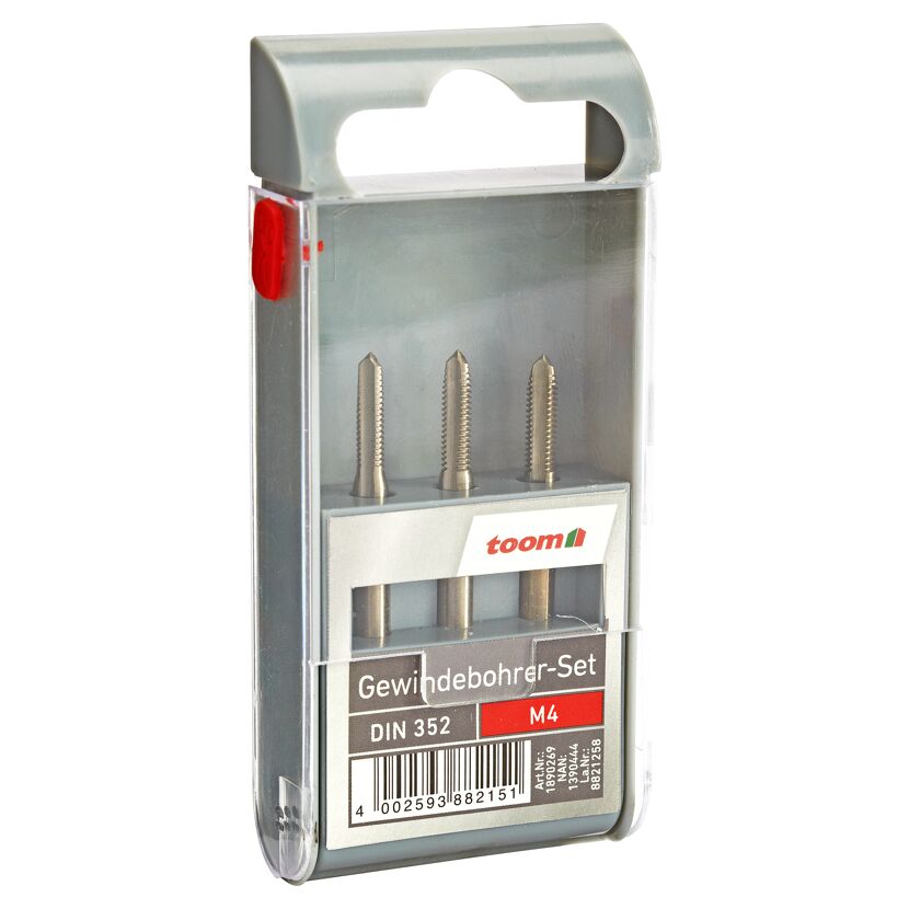 Gewindebohrer-Set M4 3-teilig