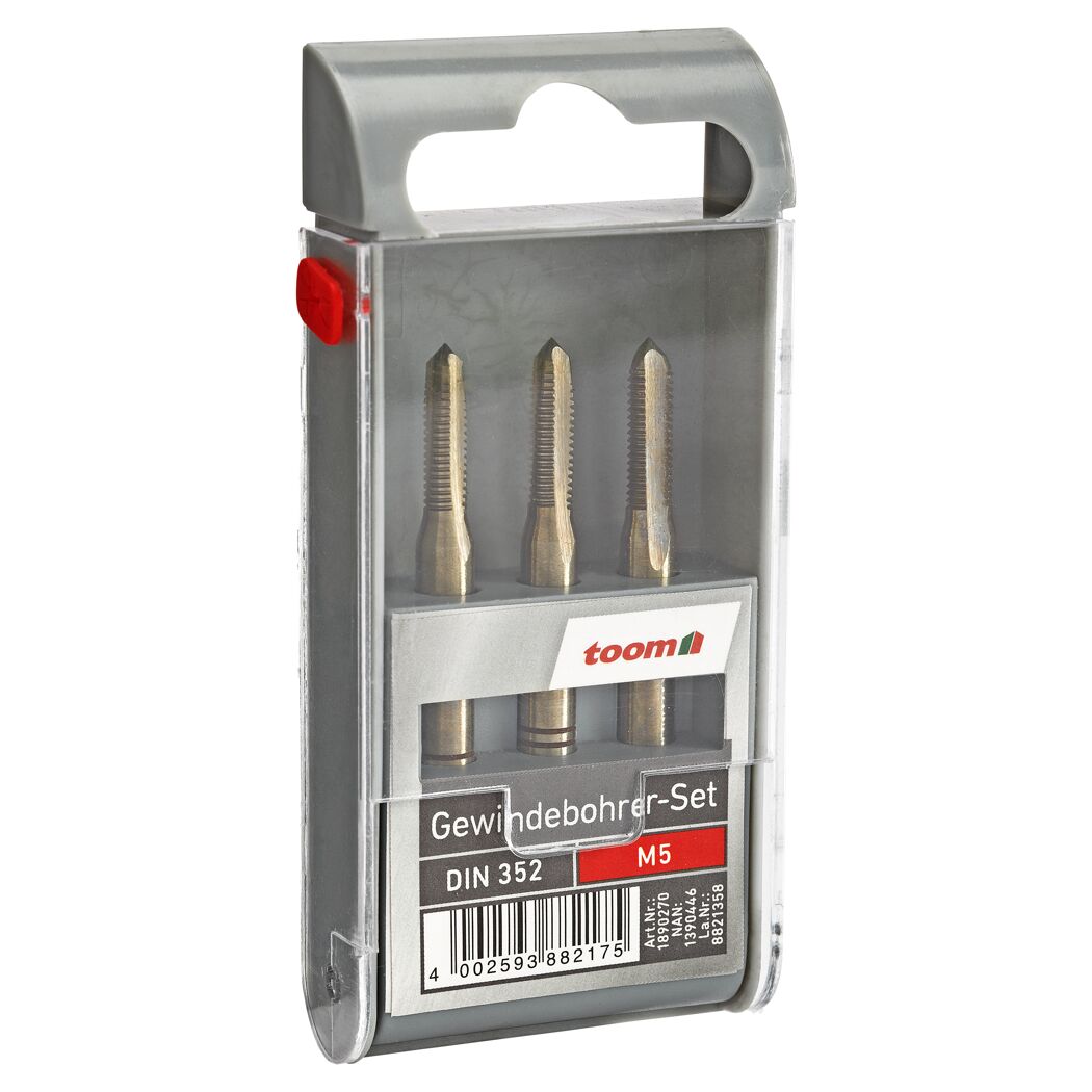Gewindebohrer-Set M5 3-teilig