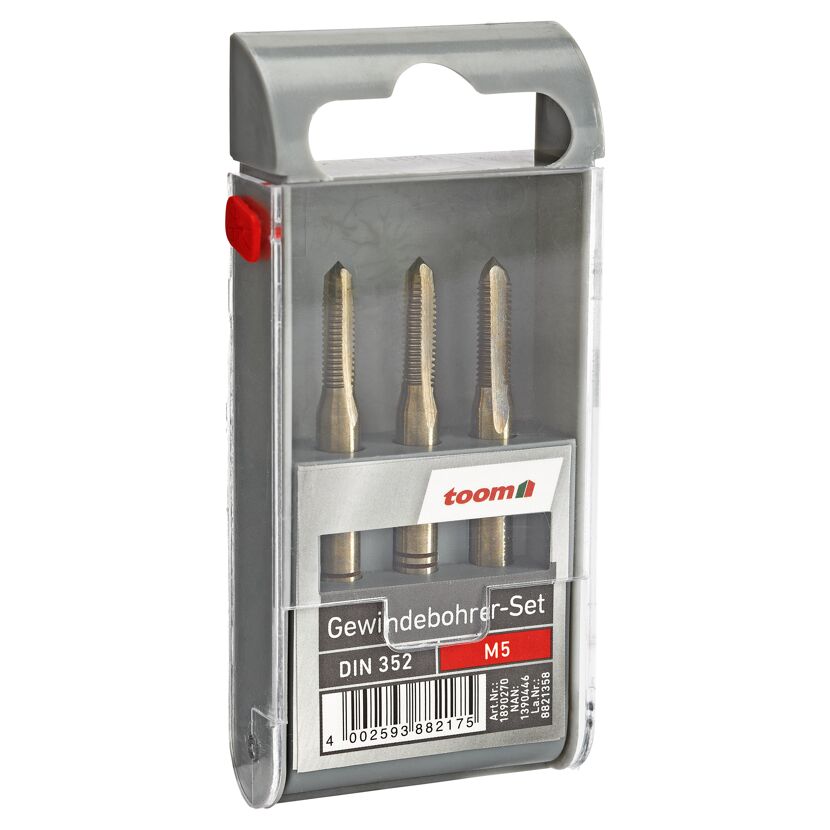 Gewindebohrer-Set M5 3-teilig