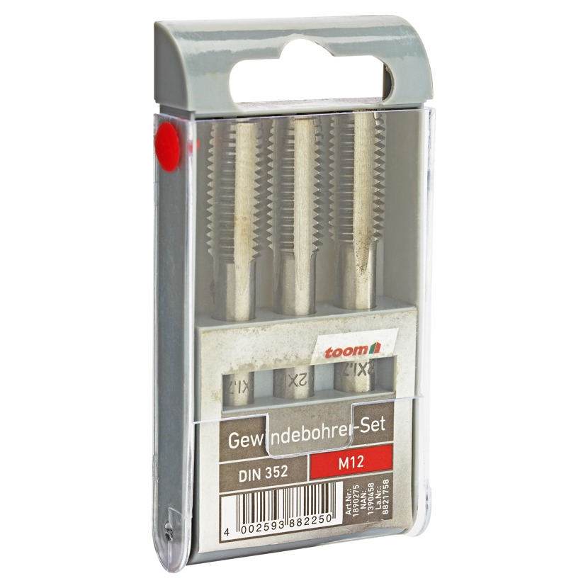 Gewindebohrer-Set M12 3-tlg.