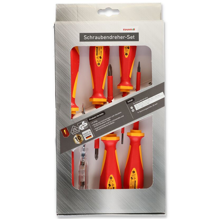 VDE-Schraubendreher-Set PH/SL, 6-teilig