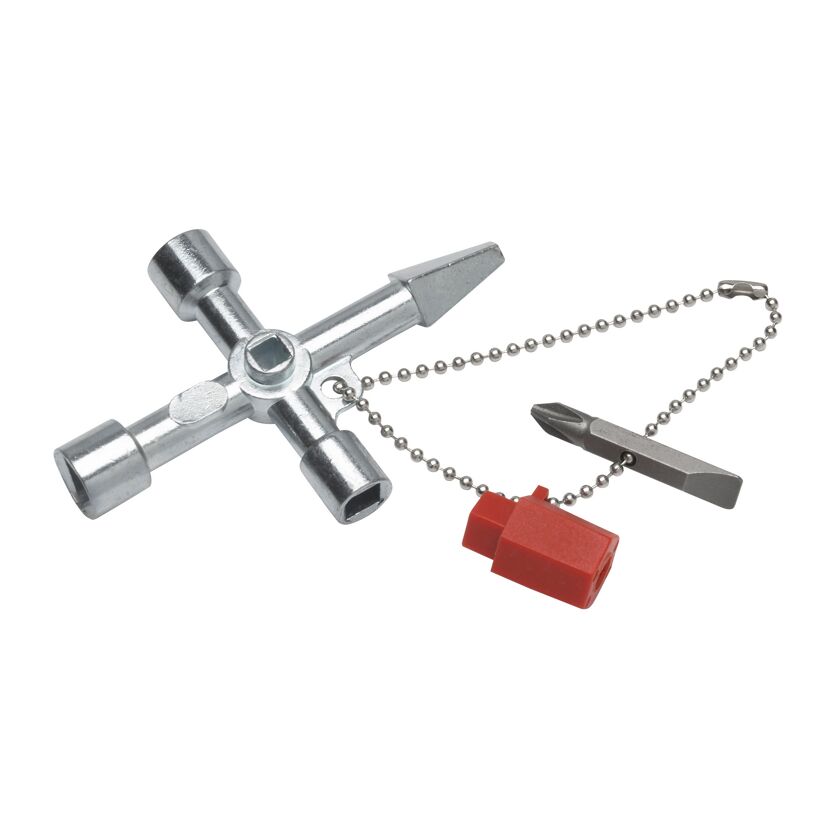 Universalschlüssel mit Kette, Bit und Bithalter