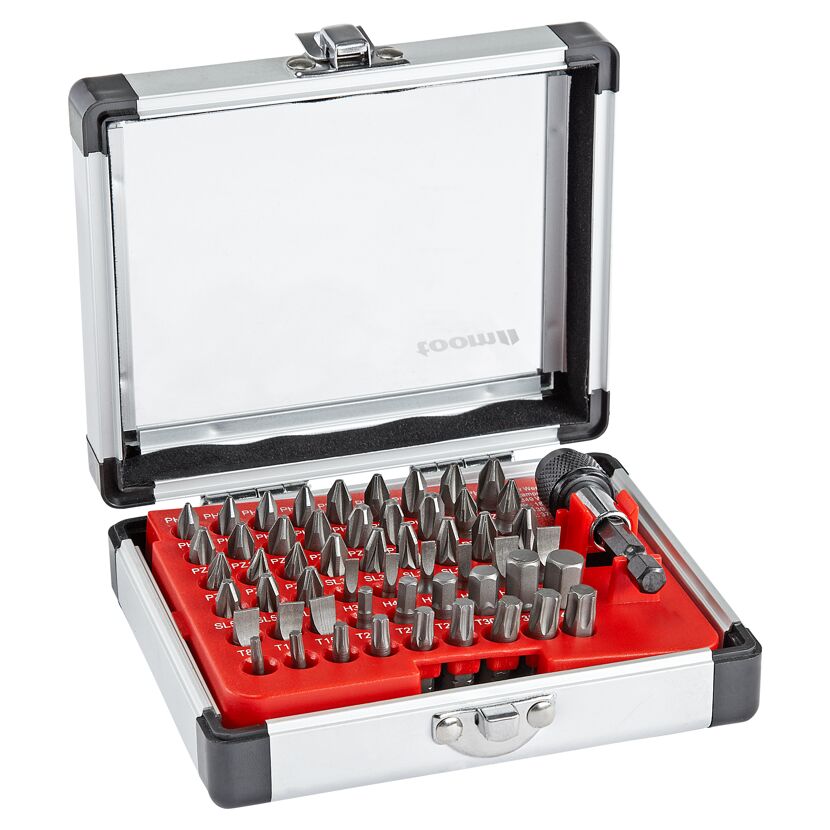 toom Bit-Satz 55-teilig im Metallkoffer