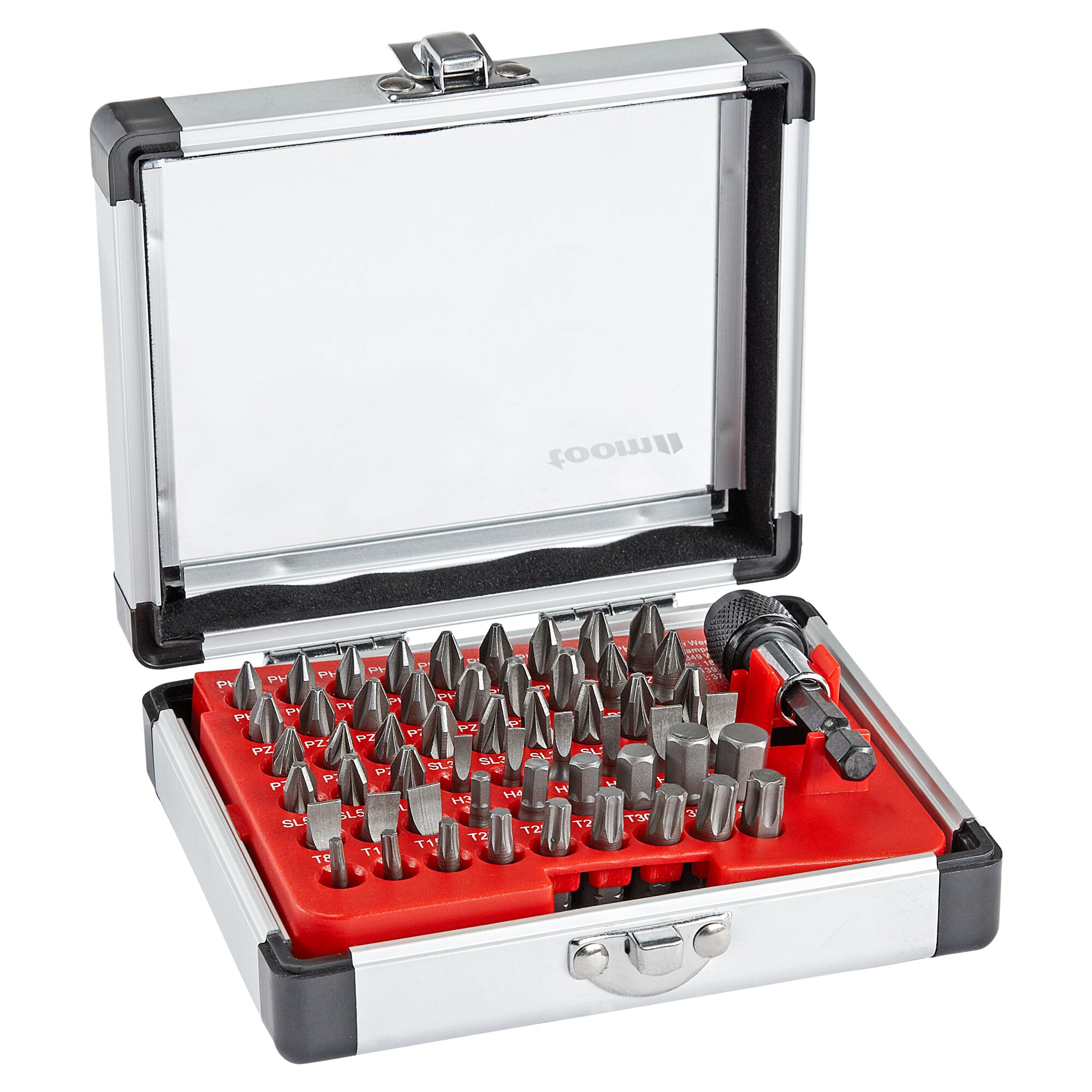 toom Bit-Satz 55-teilig im Metallkoffer