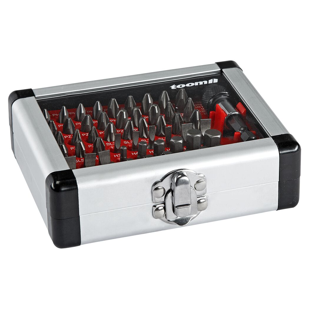 Bit-Satz 55-teilig in silberner Box